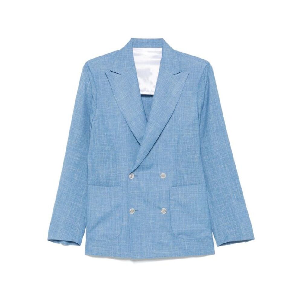 Barba Men Blazer Lana Seta Lino